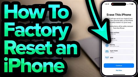 why are errors coming when i factory reset my iphone